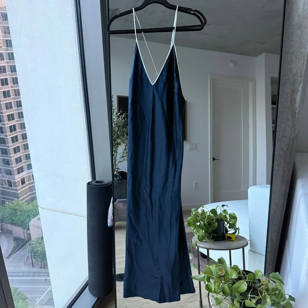 La Ligne Silk Slip Dress - Picture 2 of 6